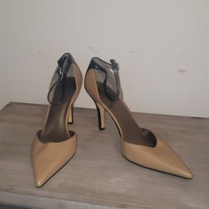 Nine West Point Toe Ankle Strap Heels